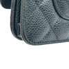 シャネル CHANEL マトラッセチェーンウォレット AP0250 ブラック シルバー金具 キャビアスキン レディース ショルダーバッグ