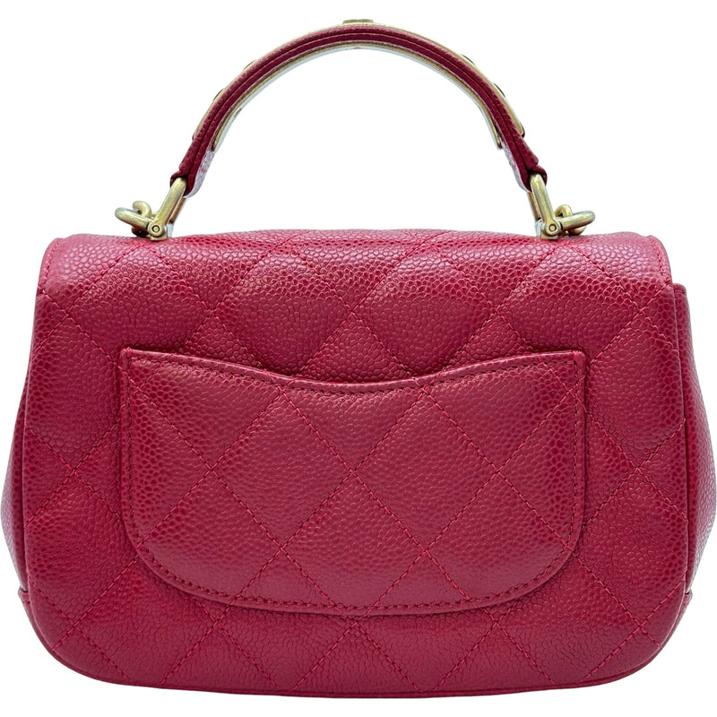シャネル CHANEL マトラッセトップハンドルチェーンショルダー AS2362