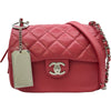 シャネル CHANEL フラップチェーンショルダーバッグ AS1315 29番台 ピンク シルバー金具 カーフスキン レディース ショルダーバッグ