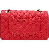 シャネル CHANEL マトラッセ25 A01112 25番台 レッド ゴールド金具 ラムスキン レディース ショルダーバッグ