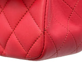 シャネル CHANEL マトラッセ25 A01112 25番台 レッド ゴールド金具 ラムスキン レディース ショルダーバッグ