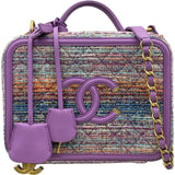 シャネル CHANEL CCフィリグリーバニティ A93343 29番台 マルチカラー ゴールド金具 ツイード レディース ショルダーバッグ