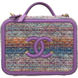 シャネル CHANEL CCフィリグリーバニティ A93343 29番台 マルチカラー ゴールド金具 ツイード レディース ショルダーバッグ