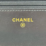 シャネル CHANEL ターンロックマトラッセチェーンウォレット AP3848 ブラック ゴールド金具 ラムスキン レディース ショルダーバッグ