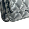 シャネル CHANEL ターンロックマトラッセチェーンウォレット AP3848 ブラック ゴールド金具 ラムスキン レディース ショルダーバッグ