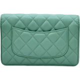 シャネル CHANEL マトラッセチェーンウォレット AP0250 29番台 ライトブルー ゴールド金具 キャビアスキン レディース ショルダーバッグ
