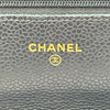 シャネル CHANEL マトラッセチェーンウォレット AP0250 ブラック ゴールド金具 キャビアスキン レディース ショルダーバッグ