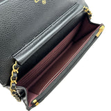 シャネル CHANEL マトラッセチェーンウォレット AP0250 ブラック ゴールド金具 キャビアスキン レディース ショルダーバッグ