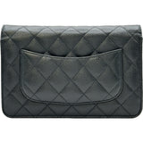 シャネル CHANEL マトラッセチェーンウォレット AP0250 ブラック ゴールド金具 キャビアスキン レディース ショルダーバッグ