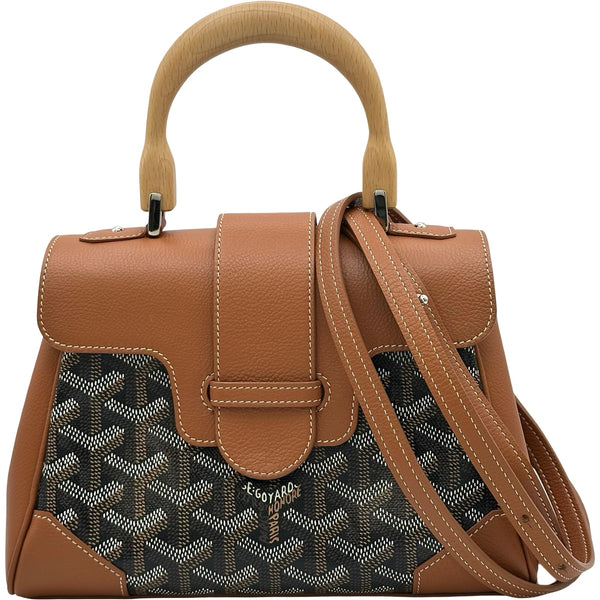 ゴヤール GOYARD サンゴンミニ ブラウン コーティングキャンバス