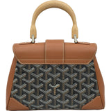 ゴヤール GOYARD サンゴンミニ ブラウン コーティングキャンバス レディース ショルダーバッグ