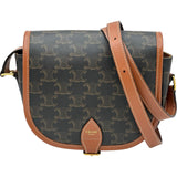 セリーヌ CELINE ミディアムフォルコバッグ 191502 タン トリオンフキャンバス レディース ショルダーバッグ