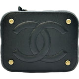 シャネル CHANEL マトラッセバニティチェーンショルダー AS2362 ブラック ゴールド金具 キャビアスキン レディース ショルダーバッグ