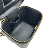 シャネル CHANEL マトラッセバニティチェーンショルダー AS2362 ブラック ゴールド金具 キャビアスキン レディース ショルダーバッグ