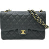 シャネル CHANEL デカマトラッセ30 A35200 17番台 ブラック ゴールド金具 キャビアスキン レディース ショルダーバッグ