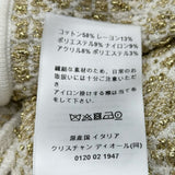 クリスチャン・ディオール Christian Dior マクロカナージュ ニットショートスリーブジャケット 514V13A9520 ホワイト コットン レディース その他アウター