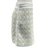 クリスチャン・ディオール Christian Dior マイクロカナージュツイードミニスカート 514J03A9520 ホワイト コットン レディース ミニスカート