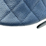 シャネル CHANEL CCフィリグリーバックパック A57090 26番台 ネイビー ゴールド金具 キャビアスキン レディース リュック・デイパック