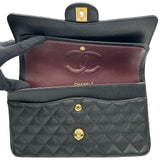 シャネル CHANEL マトラッセ25 A01112 25番台 ブラック ゴールド金具 キャビアスキン レディース ショルダーバッグ