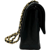 シャネル CHANEL マトラッセ25 A01112 25番台 ブラック ゴールド金具 キャビアスキン レディース ショルダーバッグ