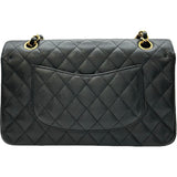 シャネル CHANEL マトラッセ25 A01112 25番台 ブラック ゴールド金具 キャビアスキン レディース ショルダーバッグ