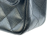 シャネル CHANEL マトラッセ25 A01112 25番台 ブラック ゴールド金具 キャビアスキン レディース ショルダーバッグ
