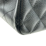 シャネル CHANEL マトラッセ25 A01112 25番台 ブラック ゴールド金具 キャビアスキン レディース ショルダーバッグ
