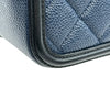 シャネル CHANEL CCフィリグリーバニティバッグ A93344 27番台 ネイビー ゴールド金具 キャビアスキン レディース ショルダーバッグ