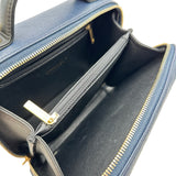 シャネル CHANEL CCフィリグリーバニティバッグ A93344 27番台 ネイビー ゴールド金具 キャビアスキン レディース ショルダーバッグ