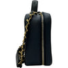 シャネル CHANEL CCフィリグリーバニティバッグ A93344 27番台 ネイビー ゴールド金具 キャビアスキン レディース ショルダーバッグ