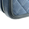 シャネル CHANEL CCフィリグリーバニティバッグ A93344 27番台 ネイビー ゴールド金具 キャビアスキン レディース ショルダーバッグ