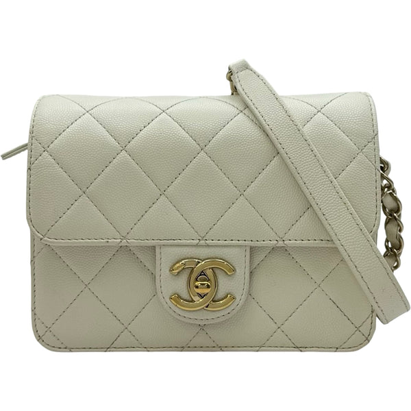シャネル CHANEL マトラッセ ミニフラップ ショルダーバッグ AS3002