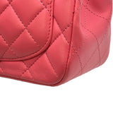 シャネル CHANEL ミニマトラッセ18 A35200 30番台 ピンク ゴールド金具 ラムスキン レディース ショルダーバッグ