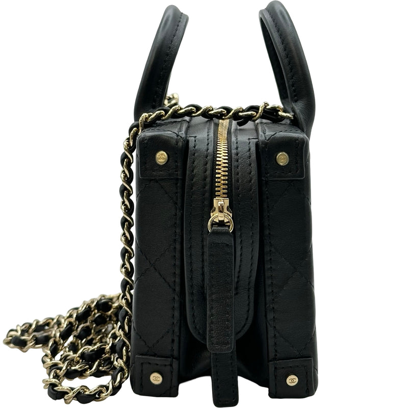 シャネル CHANEL CCフィリグリースモールバニティケースショルダー
