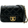 シャネル CHANEL マトラッセ ミニフラップバッグ AS2473 ブラック ゴールド金具 ラムスキン レディース ショルダーバッグ