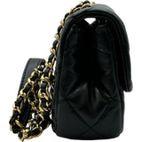 シャネル CHANEL マトラッセ ミニフラップバッグ AS2473 ブラック ゴールド金具 ラムスキン レディース ショルダーバッグ