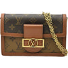 ルイ・ヴィトン LOUIS VUITTON ポルトフォイユ・ドーフィーヌ M68746 ブラウン モノグラム・リバース レディース ショルダーバッグ