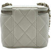 シャネル CHANEL クラシックスモールバニティケース AP1340 ホワイト ゴールド金具 キャビアスキン レディース ショルダーバッグ