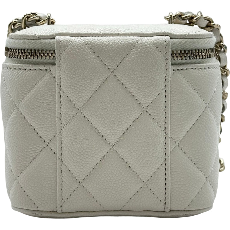 シャネル CHANEL クラシックスモールバニティケース AP1340 ホワイト