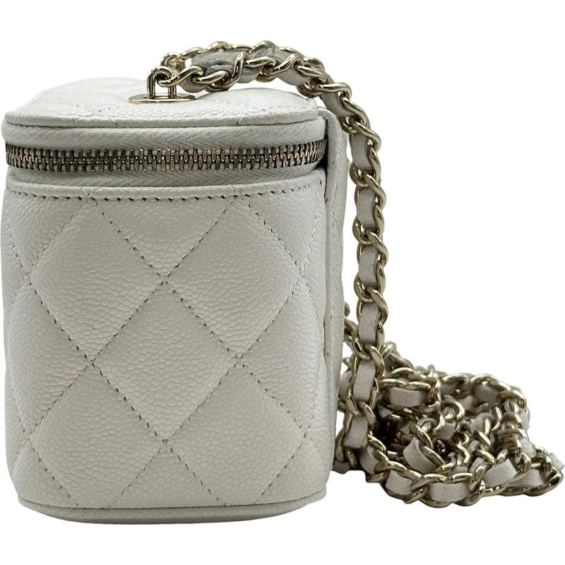 シャネル CHANEL クラシックスモールバニティケース AP1340 ホワイト