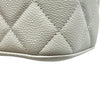 シャネル CHANEL クラシックスモールバニティケース AP1340 ホワイト ゴールド金具 キャビアスキン レディース ショルダーバッグ