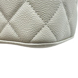 シャネル CHANEL クラシックスモールバニティケース AP1340 ホワイト ゴールド金具 キャビアスキン レディース ショルダーバッグ