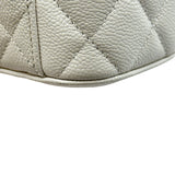 シャネル CHANEL クラシックスモールバニティケース AP1340 ホワイト ゴールド金具 キャビアスキン レディース ショルダーバッグ