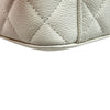 シャネル CHANEL クラシックスモールバニティケース AP1340 ホワイト ゴールド金具 キャビアスキン レディース ショルダーバッグ
