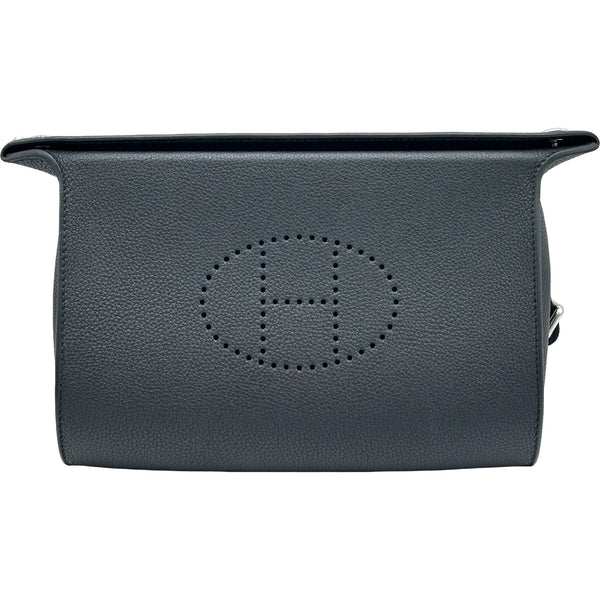 【美品】エルメス ヴィド・ポッシュ ブラック エルメス HERMES ヴィドポッシュ W刻印 ブラック シルバー金具 トゴ
