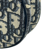 クリスチャン・ディオール Christian Dior ミニサドルバッグ M0447CTZQ ネイビー ゴールド金具 キャンバス レディース ショルダーバッグ