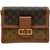 ルイ・ヴィトン LOUIS VUITTON ドーフィーヌMM M45958 ブラウン モノグラム ・キャンバス レディース ショルダーバッグ
