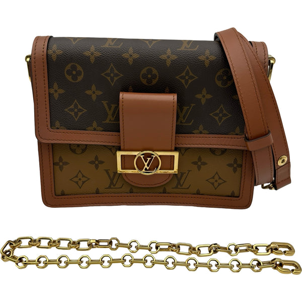 ルイ・ヴィトン LOUIS VUITTON ドーフィーヌMM M45958 ブラウン
