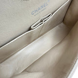 シャネル CHANEL マトラッセ 25 A01112 14番台 ベージュ シルバー金具 キャビアスキン レディース ショルダーバッグ