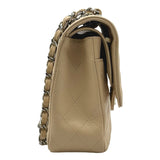 シャネル CHANEL マトラッセ 25 A01112 14番台 ベージュ シルバー金具 キャビアスキン レディース ショルダーバッグ